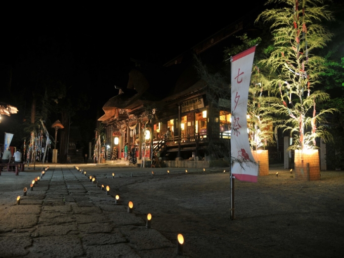 ■熊野大社の御獅子様と七夕祭。さぁ、短冊に願いを書こう