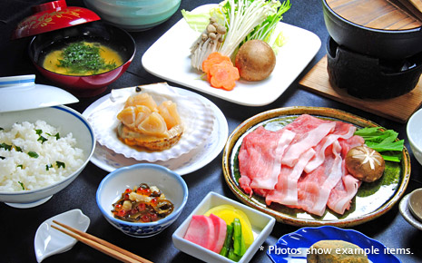 Iwate pork shabu-shabu course